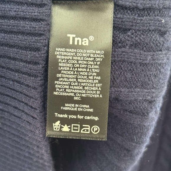 TNA Deep Blue Knit Sweater - Picture 7 of 10